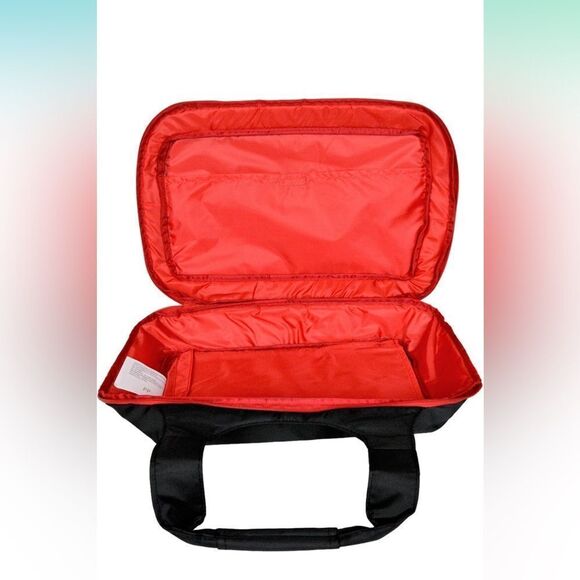 Pyrex Portable Black/Red Insulated Casserole Carrier Hot/Cold - Picture 2 of 13